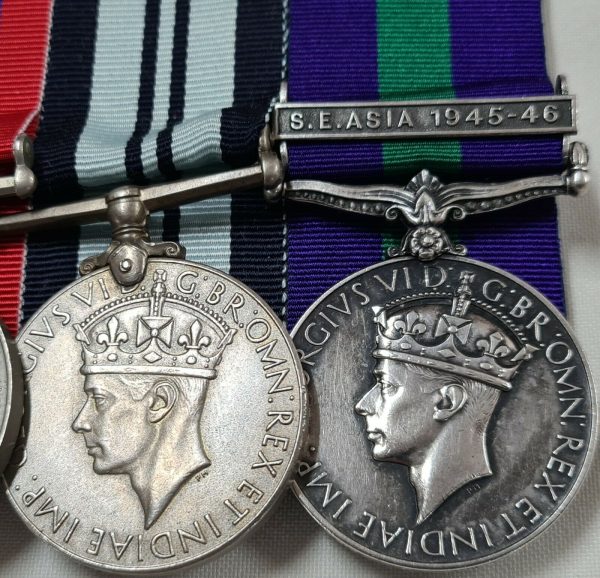 WW2 BURMA & INDIA SERVICE MEDALS & G.S.M. (S.E ASIA) TO 15212 LANCE NAIK RAM 3-2 PUNJAB REGIMENT INDIAN ARMY - Image 3