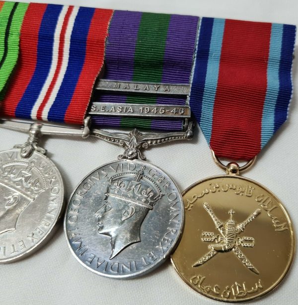 WW2 BURMA & MALAYA BRITISH ARMY MEDALS MAJOR A GRAY 8TH GURKHA & SULTAN ...