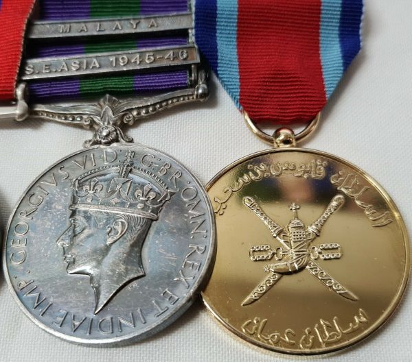 WW2 BURMA & MALAYA BRITISH ARMY MEDALS MAJOR A GRAY 8TH GURKHA & SULTAN SECURITY - Image 6