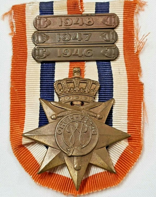 WW2 NETHERLANDS CROSS OF THE ORDER OF PEACE MEDAL INDONESIA - DUTCH EAST INDIES - Image 2