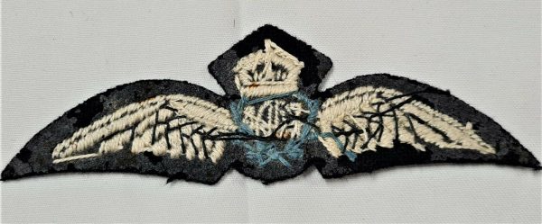 WW2 ROYAL AUSTRALIAN AIR FORCE WOVEN PILOT QUALIFICATION *RAAF* WINGS BADGE - Image 2