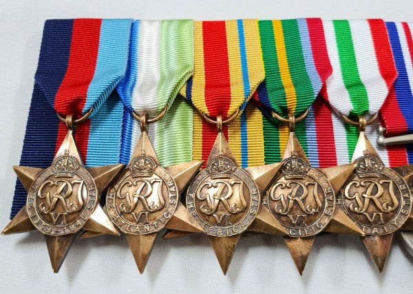 WW2 ROYAL NAVY LONG SERVICE MEDALS K.64542 CHIEF STOKER WALTER ANSELL HMS NELSON - Image 3