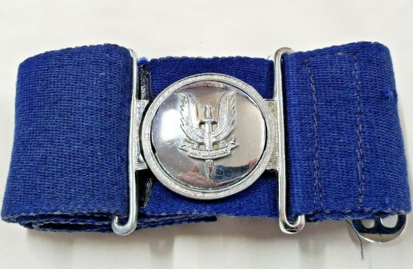 WW2 VINTAGE BRITISH AUSTRALIAN ARMY S.A.S. UNIFORM STABLE BELT & BUCKLE