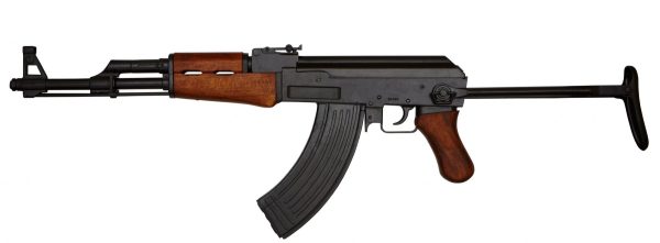 REPLICA AK47 FOLDING STOCK RIFLE BY DENIX SEMI AUTOMATIC RIFLE - Image 4