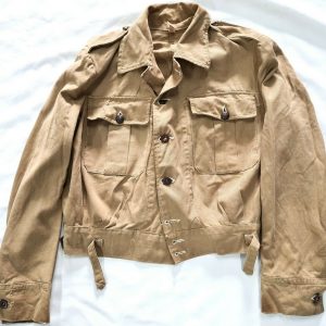 1944 DATED WW2 AUSTRALIAN ARMY TROPICAL UNIFORM BLOUSE JACKET