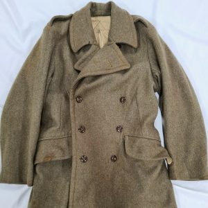 1951 DATED AUSTRALIAN ARMY WOOL UNIFORM SERVICE GREAT COAT POST WW2