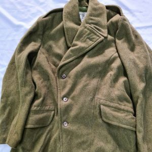 1967 DATED AUSTRALIAN ARMY WOOL UNIFORM SERVICE GREAT COAT POST WW2