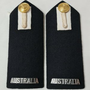 1980'S ERA ROYAL AUSTRALIAN NAVY PARADE RANK UNIFORM SHOULDER BOARDS MIDSHIPMAN