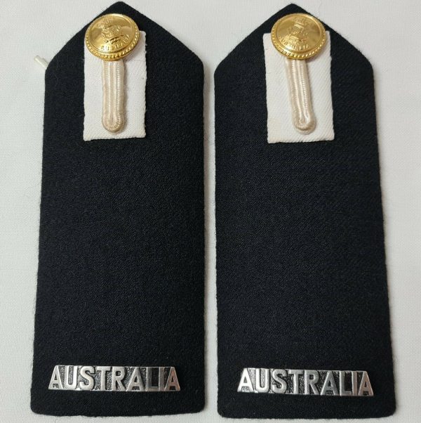 1980'S ERA ROYAL AUSTRALIAN NAVY PARADE RANK UNIFORM SHOULDER BOARDS MIDSHIPMAN