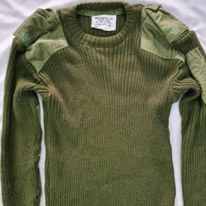 1982 DATED AUSTRALIAN ARMY HOWARD GREEN UNIFORM WOOL JUMPER TO MAJOR