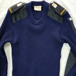 1993 DATED AUSTRALIAN NAVY HOWARD BLUE UNIFORM WOOL JUMPER TO MIDSHIPMAN