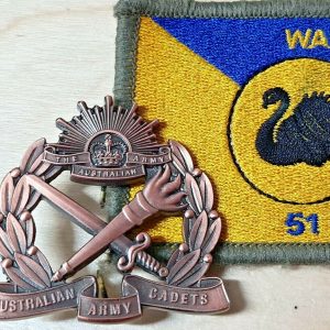 2000's AUSTRALIAN ARMY CADET CORPS UNIFORM PATCH & BADGE AACC