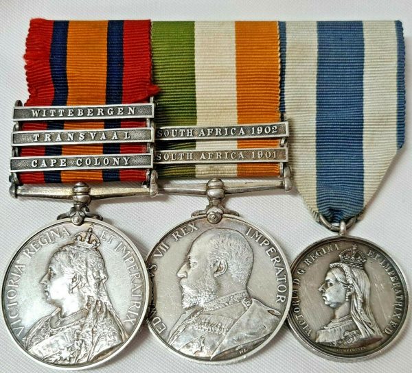 BOER WAR & 1897 JUBILEE MEDALS LIEUTENANT COLONEL WILBRAHAM TAYLOR DRAGOON GUARDS - Image 2