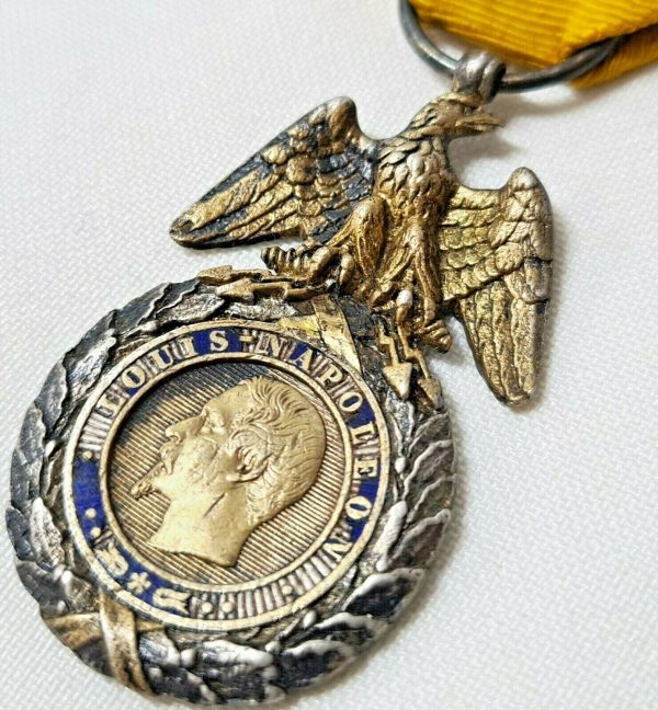 FRANCE ORDER OF MILITARY MERIT NAPOLEON III ISSUE WAR GERMANY PRE WW1 MEDAL