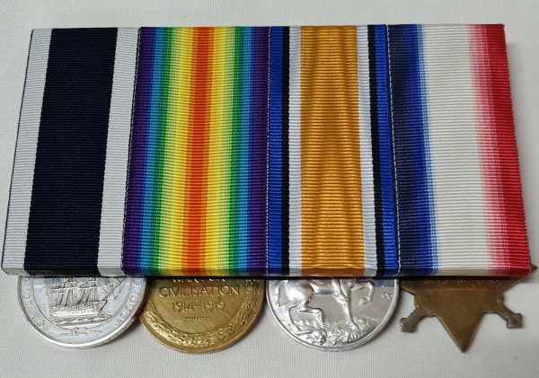 GALLIPOLI HMS EUROPA DOVER PATROL WW1 ROYAL NAVY MEDALS 284152 JOHN GODDARD - Image 7