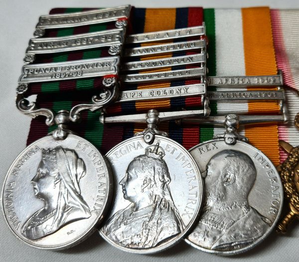 GORDON HIGHLANDER MEDALS 2014 & 6557J BARRETT INDIA BOER WAR SOUTH AFRICA WW1 - Image 3