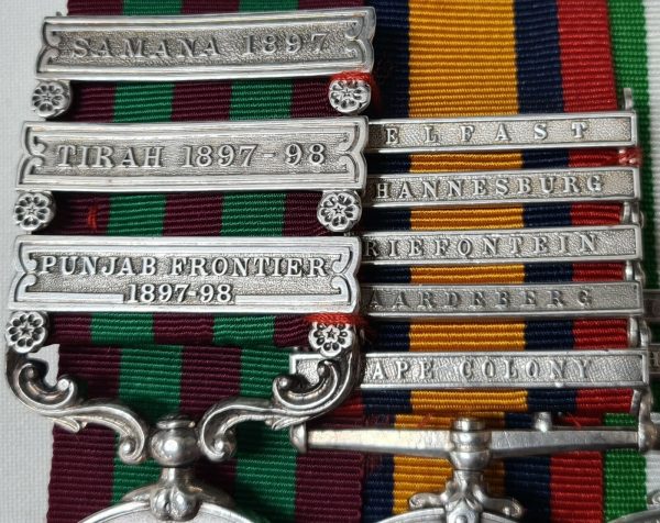 GORDON HIGHLANDER MEDALS 2014 & 6557J BARRETT INDIA BOER WAR SOUTH AFRICA WW1 - Image 5