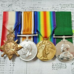 HMHS LLANDOVERY CASTLE MASSACRE* WW1 MEDALS 2869C J PALMER ROYAL NAVAL RESERVE