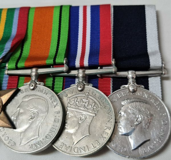 HMS FENCER ESCORT CARRIER WW2 ROYAL NAVY MEDALS JX 125827 PETTY OFFICER HALL - Image 3