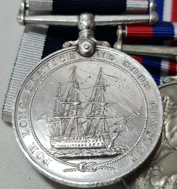 HMS FENCER ESCORT CARRIER WW2 ROYAL NAVY MEDALS JX 125827 PETTY OFFICER HALL - Image 9