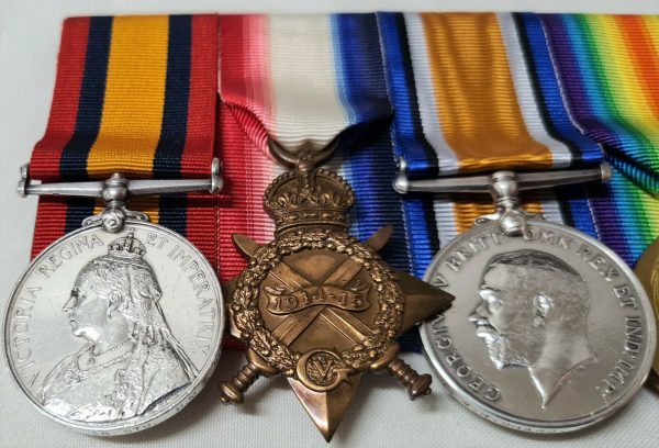 JUTLAND & BOER WAR HMS NIOBE & WW1 ROYAL NAVY MEDALS 174393 CHIEF STOKER CHARD - Image 2