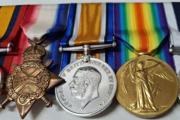 JUTLAND & BOER WAR HMS NIOBE & WW1 ROYAL NAVY MEDALS 174393 CHIEF STOKER CHARD - Image 3