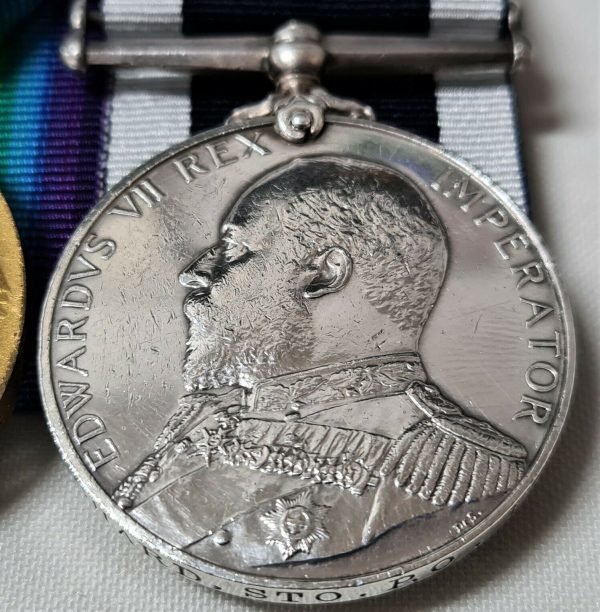 JUTLAND & BOER WAR HMS NIOBE & WW1 ROYAL NAVY MEDALS 174393 CHIEF STOKER CHARD - Image 4