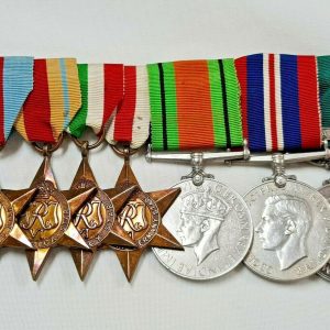 MILITARY INTELLIGENCE CORPS WW2 & MALAYA EMERGENCY MEDALS 22787256 J MACKAY