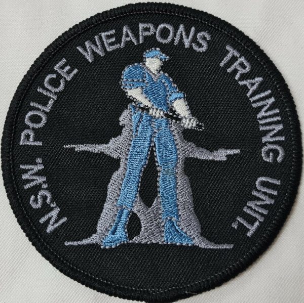 POST WW2 OBSOLETE AUSTRALIAN NSW POLICE WEAPONS TRAINING UNIT UNIFORM PATCH