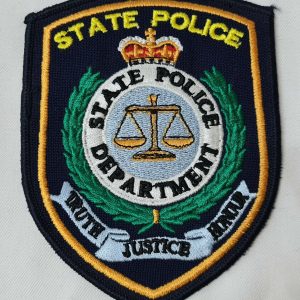 POST WW2 OBSOLETE AUSTRALIAN NSW STATE POLICE UNIFORM PATCH