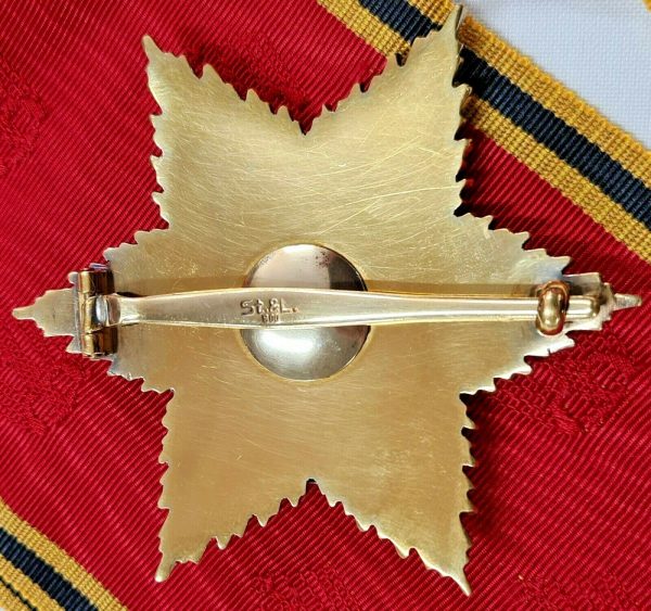 POST WW2 WEST GERMANY ORDER OF MERIT FEDERAL REPUBLIC GRAND CROSS MEDAL & BADGE - Image 7