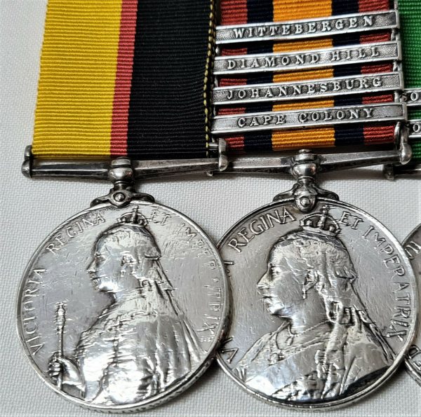 QUEEN'S SUDAN & BOER WAR MEDALS 2991 PTE H. J. HOLDAWAY CAMERON HIGHLANDERS - Image 2