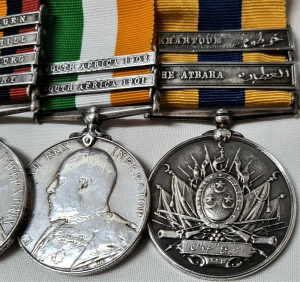 QUEEN'S SUDAN & BOER WAR MEDALS 2991 PTE H. J. HOLDAWAY CAMERON HIGHLANDERS - Image 3