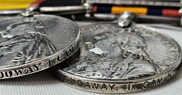 QUEEN'S SUDAN & BOER WAR MEDALS 2991 PTE H. J. HOLDAWAY CAMERON HIGHLANDERS - Image 6