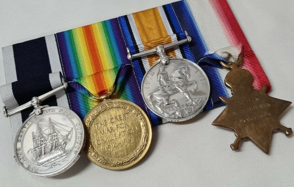 ROYAL YACHT 1901 AUSTRALIAN TOUR JUTLAND WW1 ROYAL NAVY MEDALS 182914 C.P.O HOWARD - Image 5