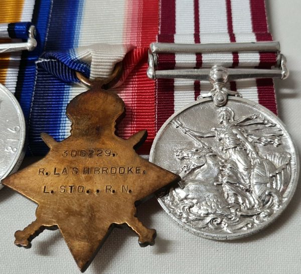 SMS KONIGSBERG & GALLIPOLI WW1 ROYAL NAVY MEDALS 306229 SPO LASHBROOK DARTMOUTH - Image 9