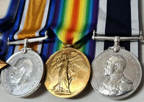 SMS KONIGSBERG & GALLIPOLI WW1 ROYAL NAVY MEDALS 306229 SPO LASHBROOK DARTMOUTH - Image 3