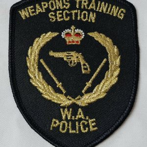 WESTERN AUSTRALIA POLICE OFFICER WEAPONS TRAINING SECTION UNIFORM PATCH