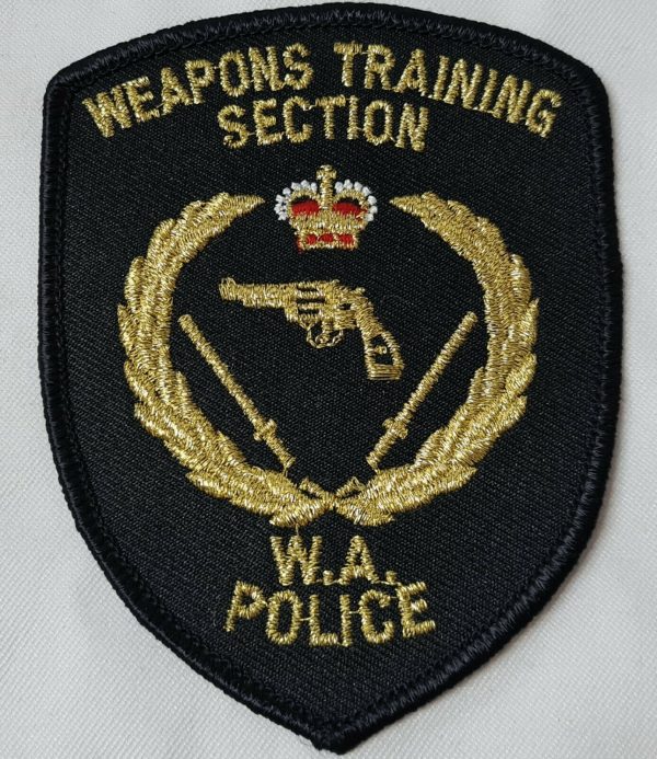 WESTERN AUSTRALIA POLICE OFFICER WEAPONS TRAINING SECTION UNIFORM PATCH