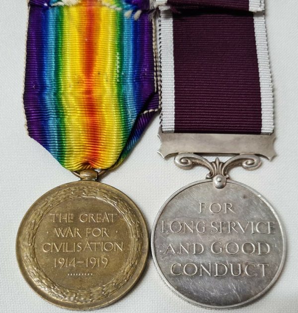 WW1 & AUSTRALIAN ARMY INSTRUCTIONAL CORPS SERVICE MEDAL WARRANT OFFICER PLEYDELL - Image 3