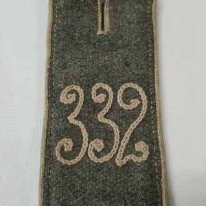 WW1 GERMAN ARMY UNIFORM RANK SHOULDER BOARD INSIGNIA #332 PATCH