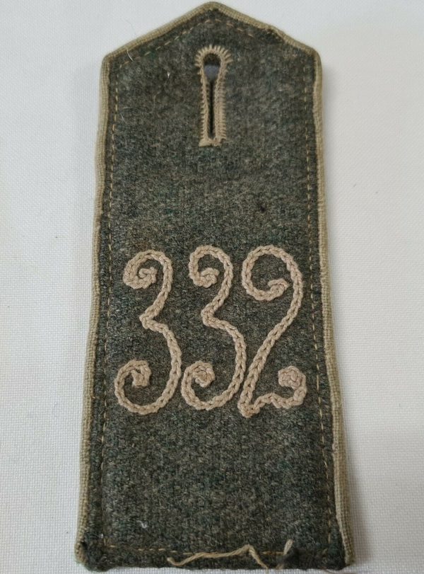 WW1 GERMAN ARMY UNIFORM RANK SHOULDER BOARD INSIGNIA #332 PATCH