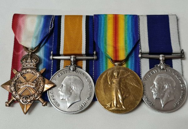 WW1 MEDALS & LONG SERVICE PETTY OFFICER HONEY DESTROYERS & WW2 SERVICE - Image 2