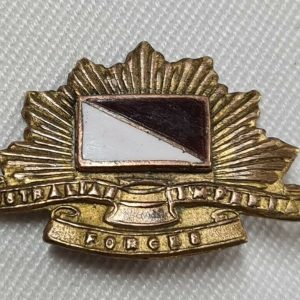 WW1 VINTAGE AUSTRALIAN 1st FIELD AMBULANCE RISING SUN SWEET HEART BADGE MEDAL