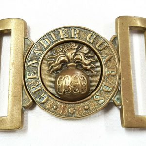 WW1 WW2 ERA CAST VINTAGE GRENADIER GUARDS UNIFORM BELT BUCKLE