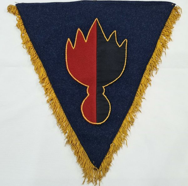 WW1 WW2 VINTAGE CORPS OF ARTILLERY FLAG PENNANT AUSTRALIA BRITISH