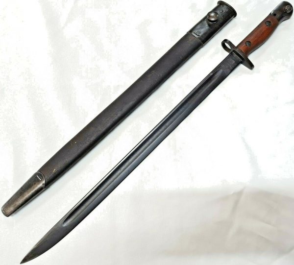 WW2 AUSTRALIAN 303 RIFLE BAYONET SCABBARD SWORD ARMY 1944 LITHGOW RARE - Image 10