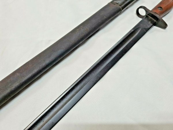 WW2 AUSTRALIAN 303 RIFLE BAYONET SCABBARD SWORD ARMY 1944 LITHGOW RARE - Image 7