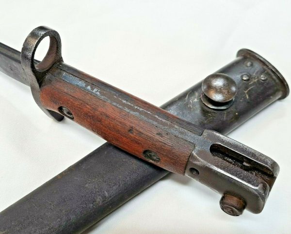 WW2 AUSTRALIAN 303 RIFLE BAYONET SCABBARD SWORD ARMY 1944 LITHGOW RARE - Image 5