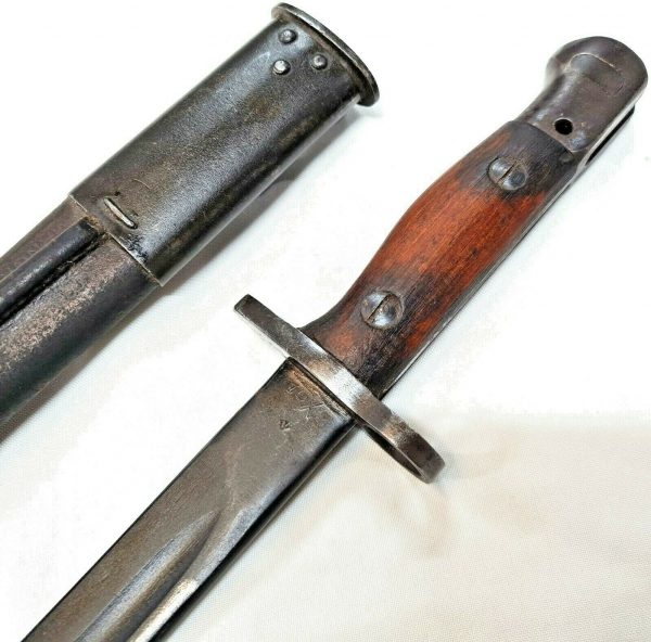 WW2 AUSTRALIAN 303 RIFLE BAYONET SCABBARD SWORD ARMY 1944 LITHGOW RARE - Image 3